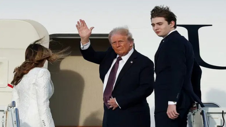 ট্রাম্প ওয়াশিংটনে পৌঁছেছেন, প্রথম দিনেই সই করবেন রেকর্ডসংখ্য 